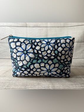 Modella Quiletd Toiletry Makeup Bag